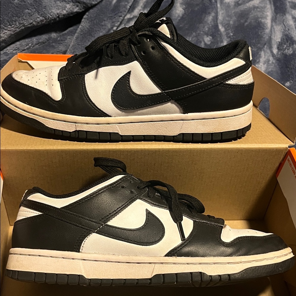 Nike Black and White Low-Top Sneakers